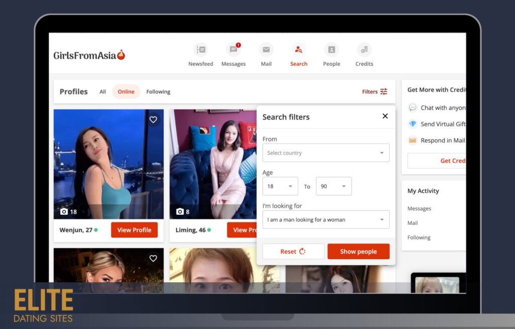 GirlsFromAsia filters